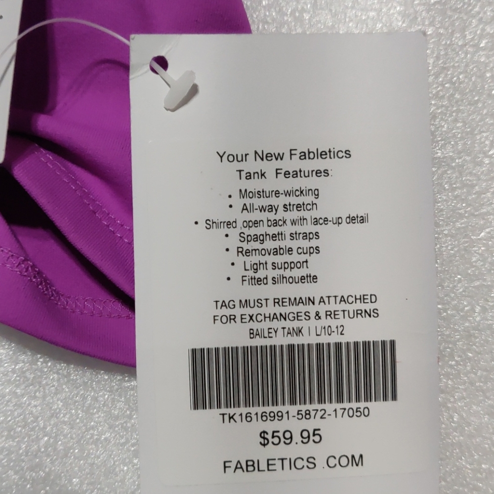 Fabletics Bailey Tank women's size L - Picture 3 of 4